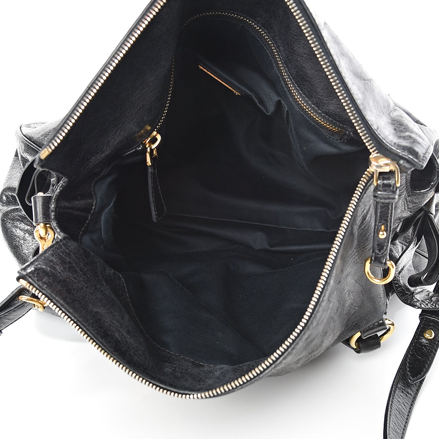 Miu Miu Vitello Lux Bow Tote Black 4 of 9
