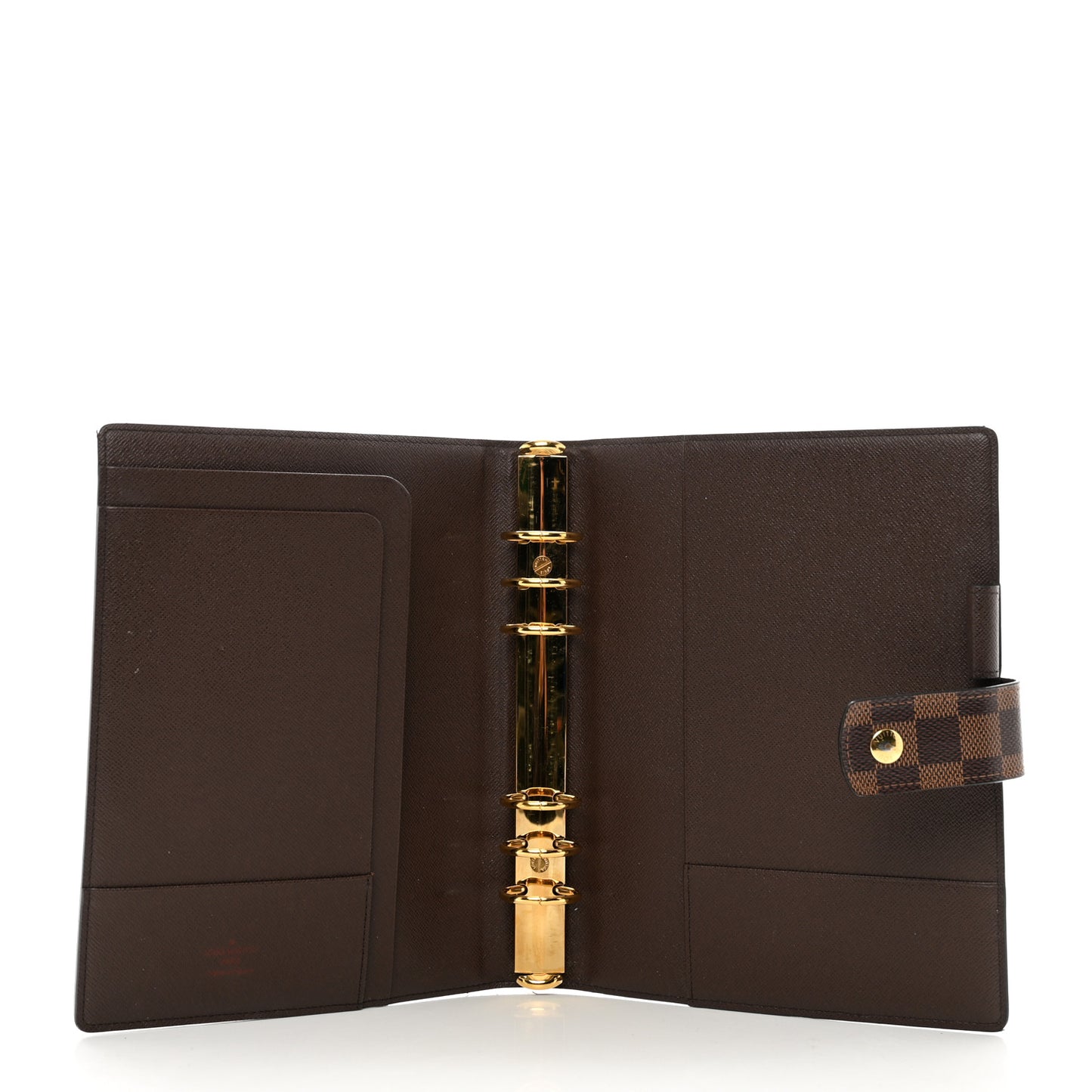 Damier Ebene Large Ring Agenda Cover
