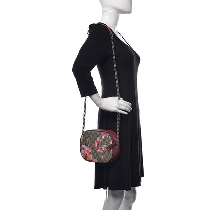 Gucci GG Supreme Monogram Blooms Mini Chain Shoulder Bag Beige Multicolor Dry Rose 2 of 10