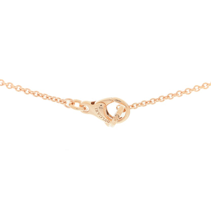 Bulgari 18K Rose Gold Diamond Black Onyx Mother of Pearl BVLGARI BVLGARI Pendant Necklace 4 of 5