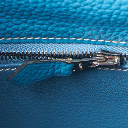 Hermes Togo Kelly Sellier 35 Blue Jean 26 of 35