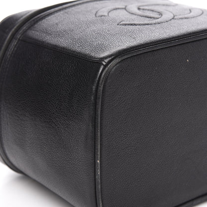 Chanel Caviar CC Vanity Train Case Black 15 of 18