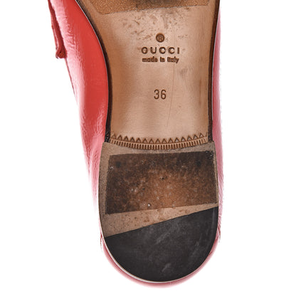 Gucci Patent Womens 1953 Horsebit Loafers 36 Coral 11 of 14
