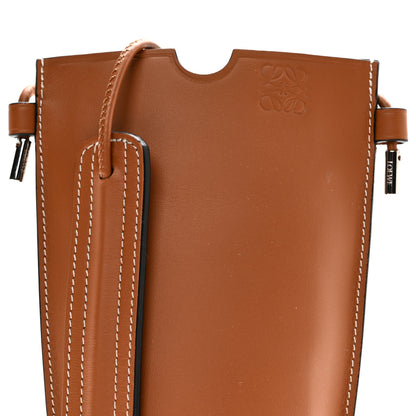 Loewe Smooth Calfskin Anagram Phone Pouch Tan 7 of 7