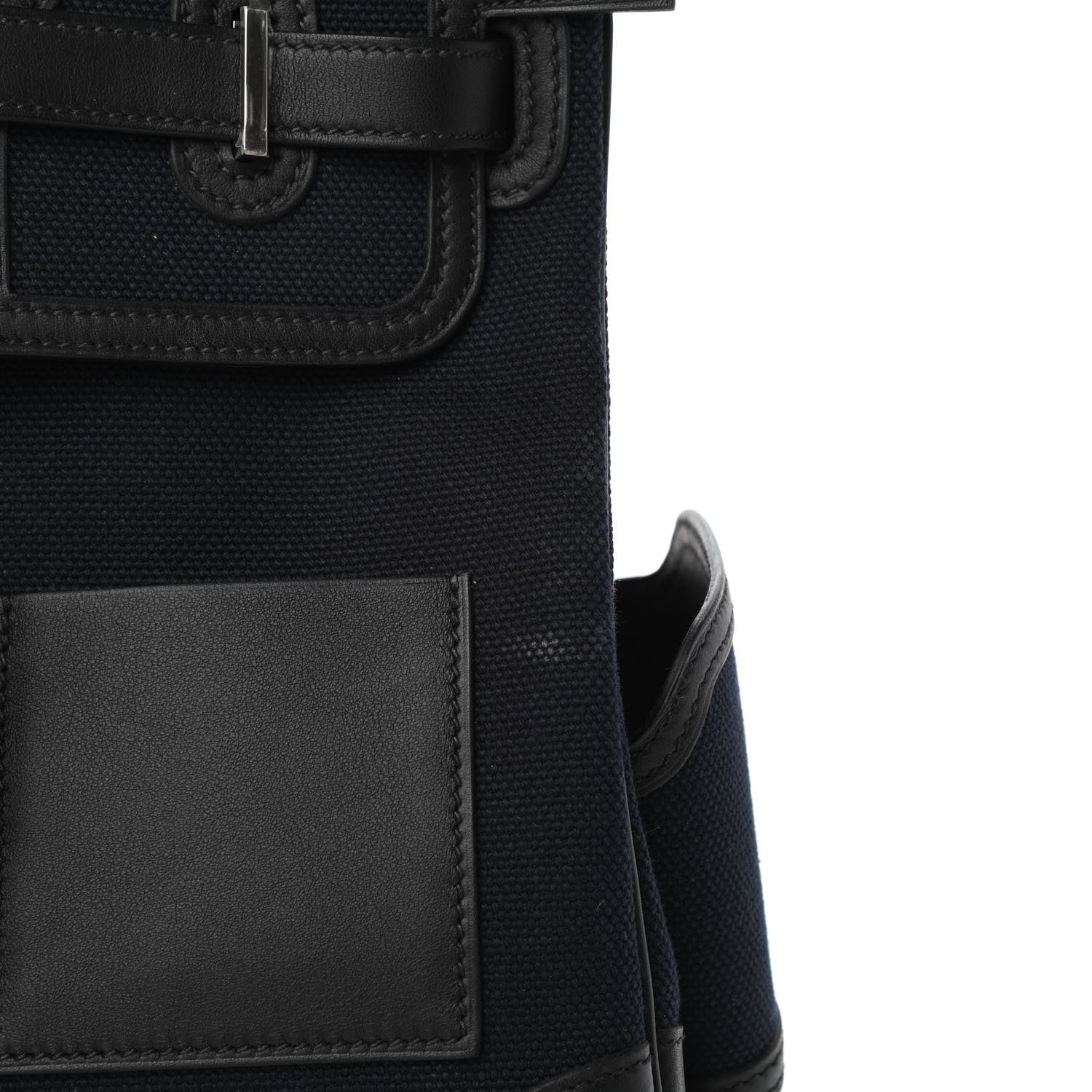 Hermes Goeland Toile Swift Cargo Birkin 35 Bleu Marine 9 of 10