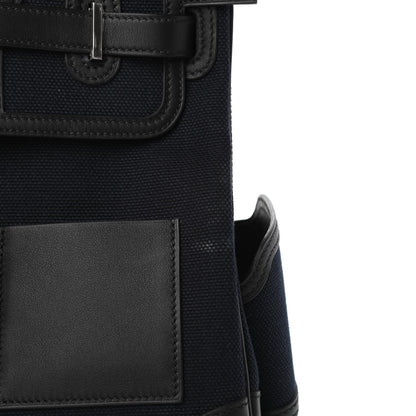 Hermes Goeland Toile Swift Cargo Birkin 35 Bleu Marine 9 of 10
