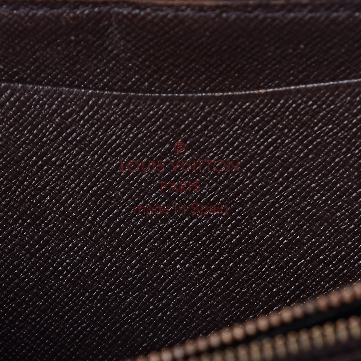 Damier Ebene Porte-Monnaie Zippy Wallet