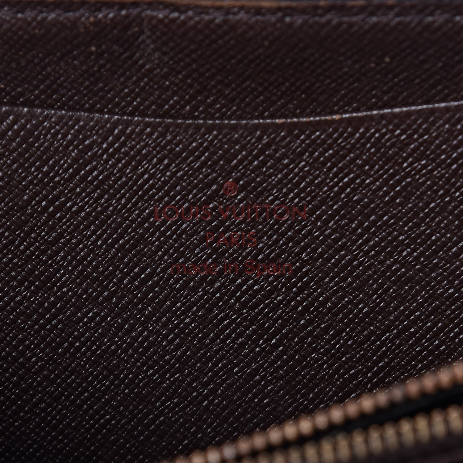 Louis Vuitton Damier Ebene Porte-Monnaie Zippy Wallet 6 of 11