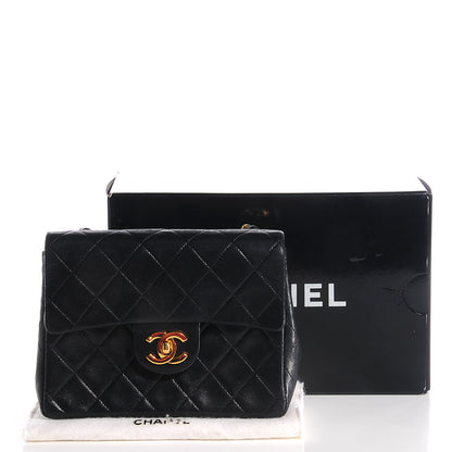 Chanel Lambskin Quilted Mini Square Flap Black 5 of 9
