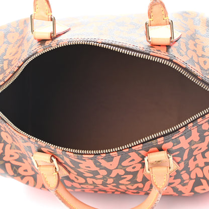 Louis Vuitton Monogram Graffiti Speedy 30 Orange 4 of 5