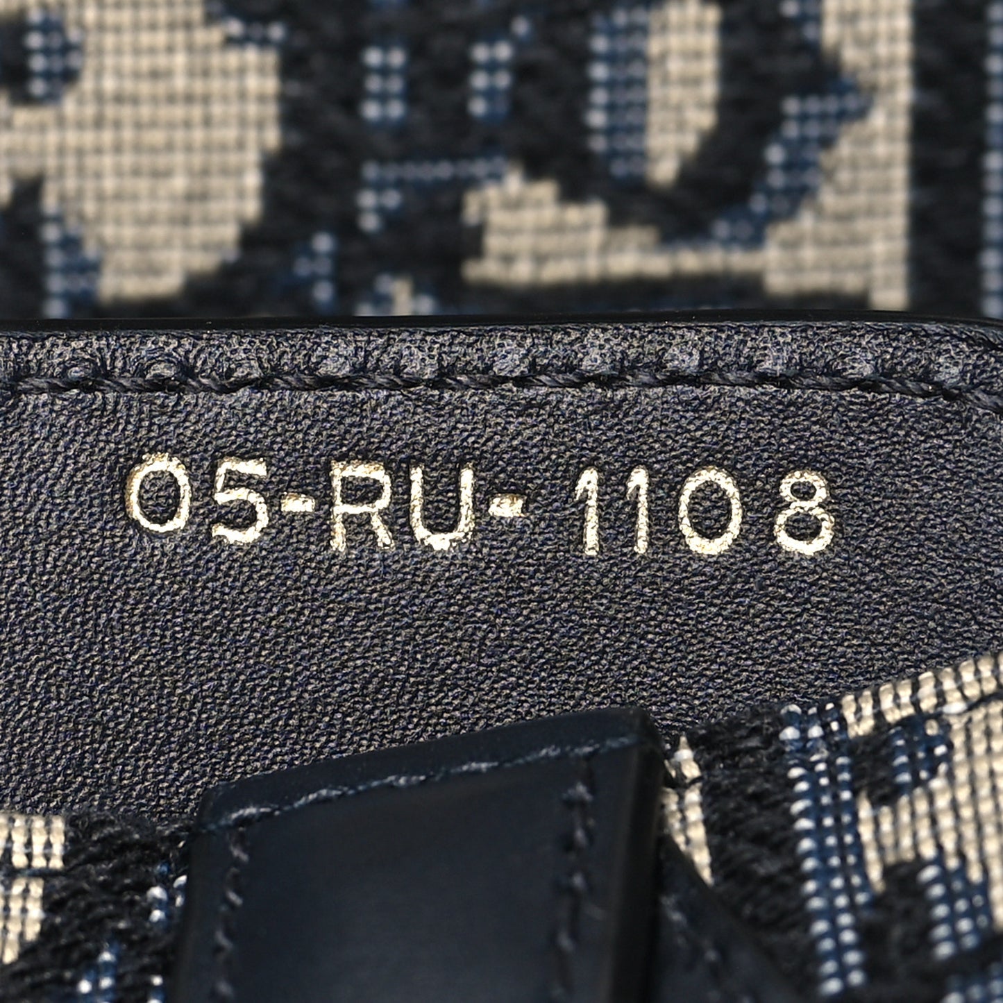 Oblique Saddle Bag Blue