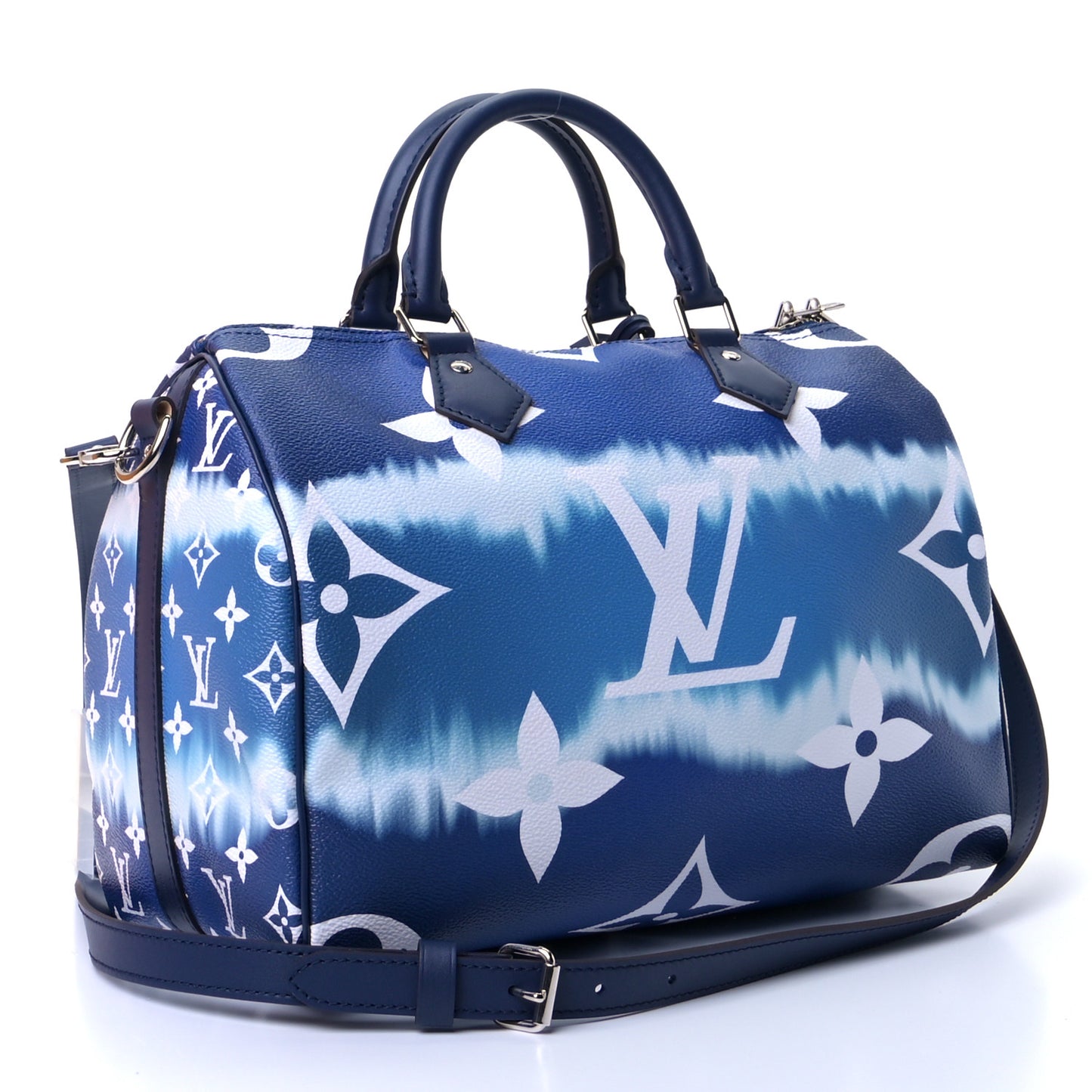Monogram Escale Speedy Bandouliere 30 Blue