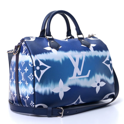 Louis Vuitton Monogram Escale Speedy Bandouliere 30 Blue 2 of 3