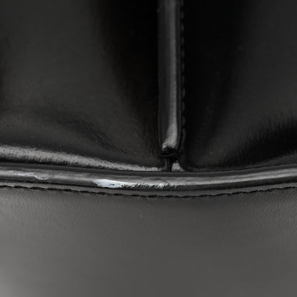 Saint Laurent Shiny Calfskin Medium Uptown Tote Black 10 of 10