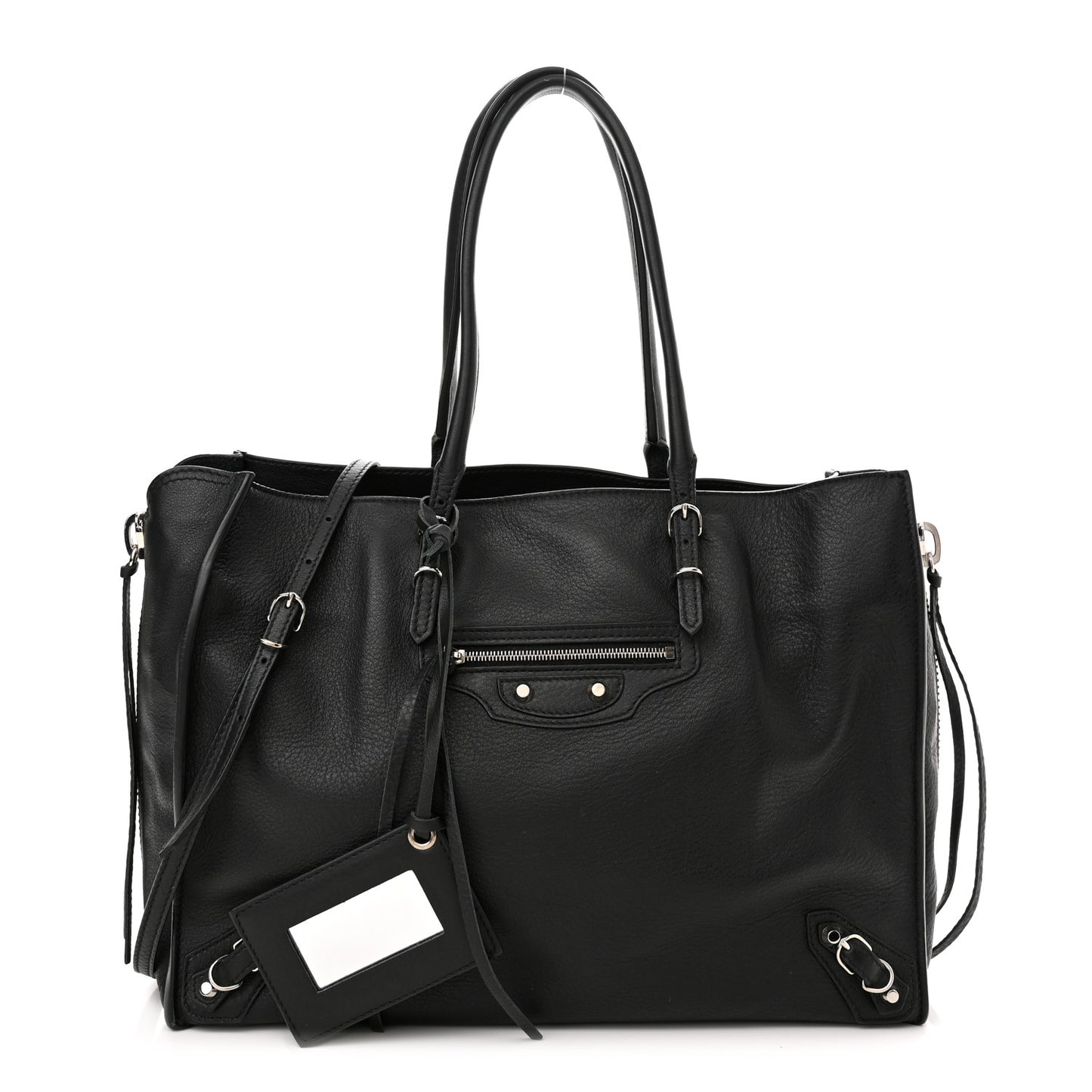 Veau Papier B4 Zip Around Tote Black