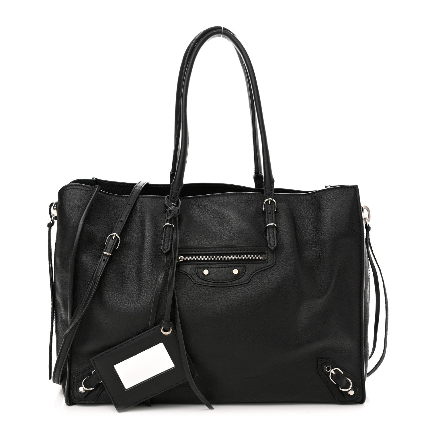 Balenciaga Veau Papier B4 Zip Around Tote Black 1 of 10