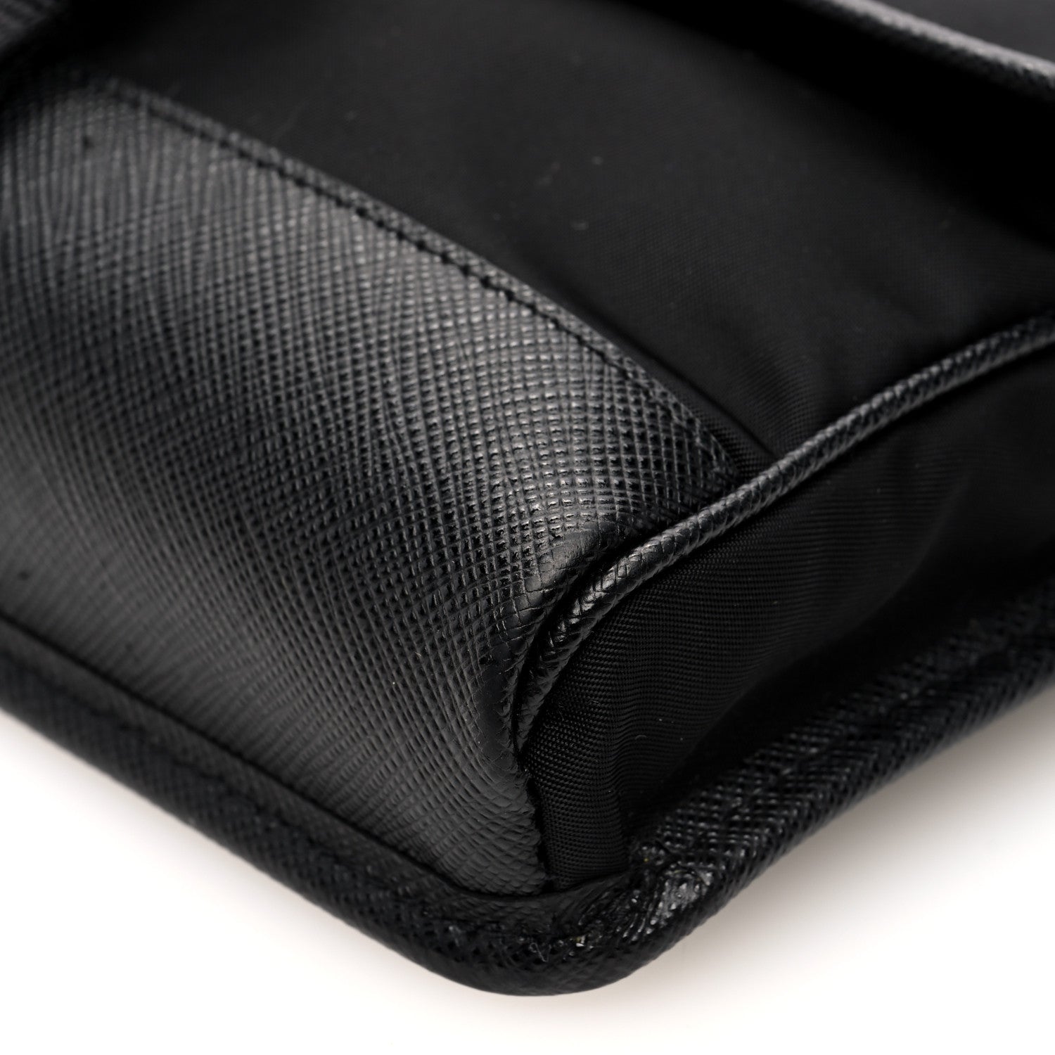 Prada Re-Nylon Saffiano Smartphone Case Crossbody Black 9 of 9