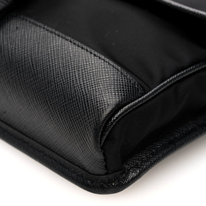 Prada Re-Nylon Saffiano Smartphone Case Crossbody Black 9 of 9