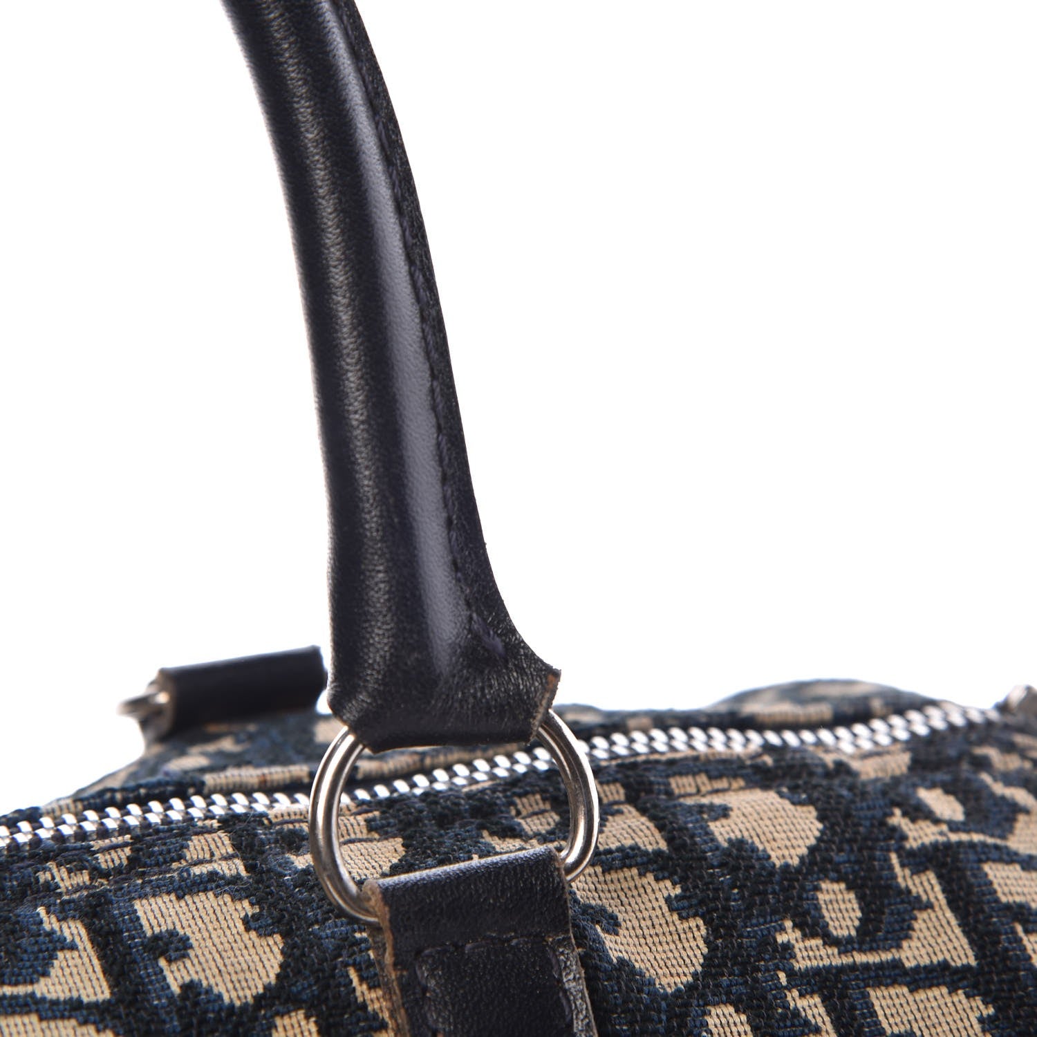 Christian Dior Monogram Boston Navy Blue 34 of 44