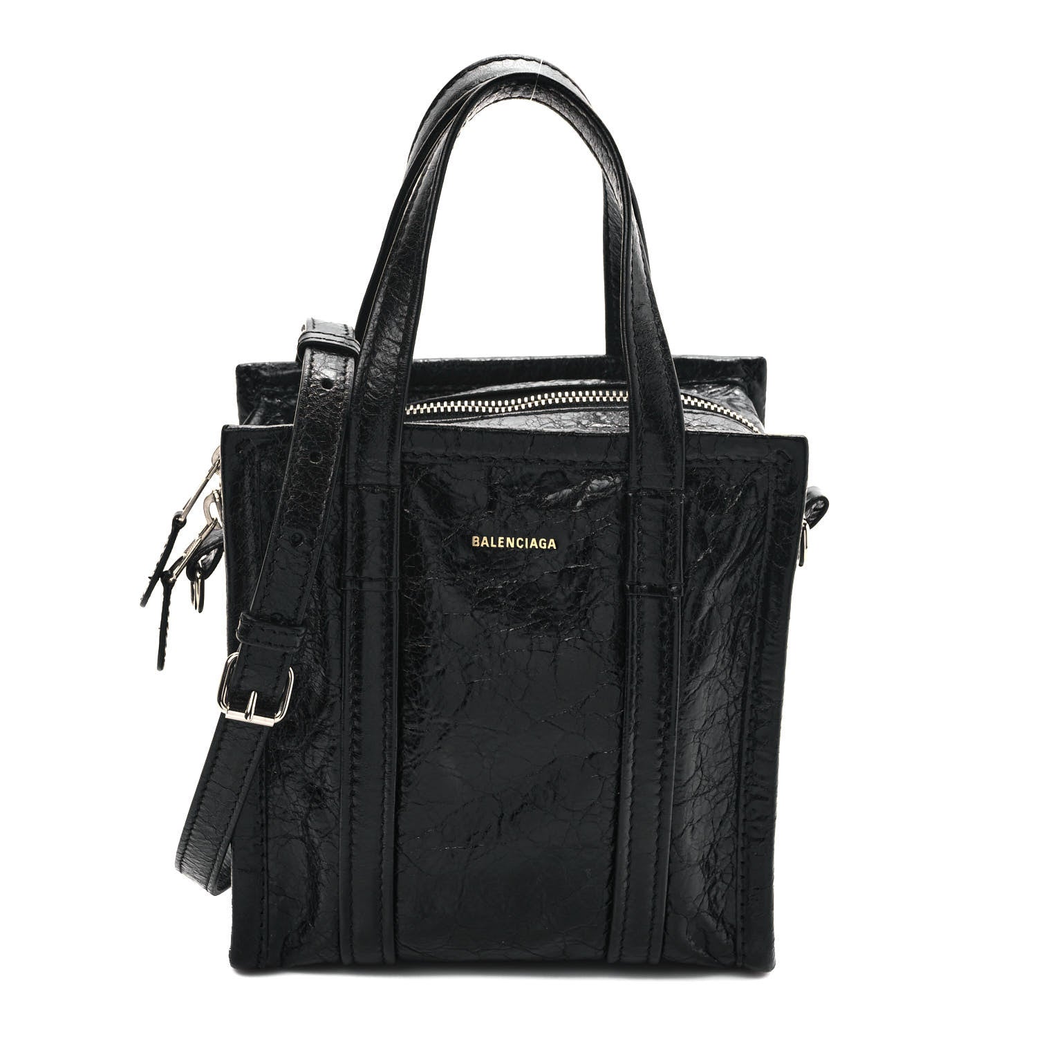 Balenciaga Agneau XXS Bazar Shopper Tote Black 1 of 8