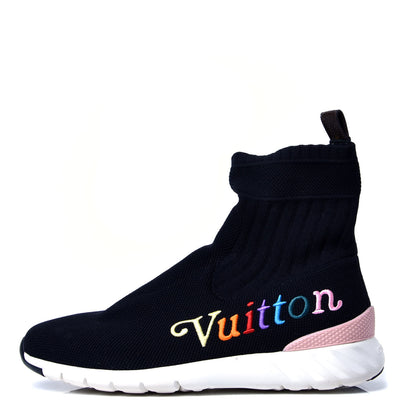 Louis Vuitton Stretch Fabric Aftergame Wave Sneaker Boots 38.5 Black 1 of 5