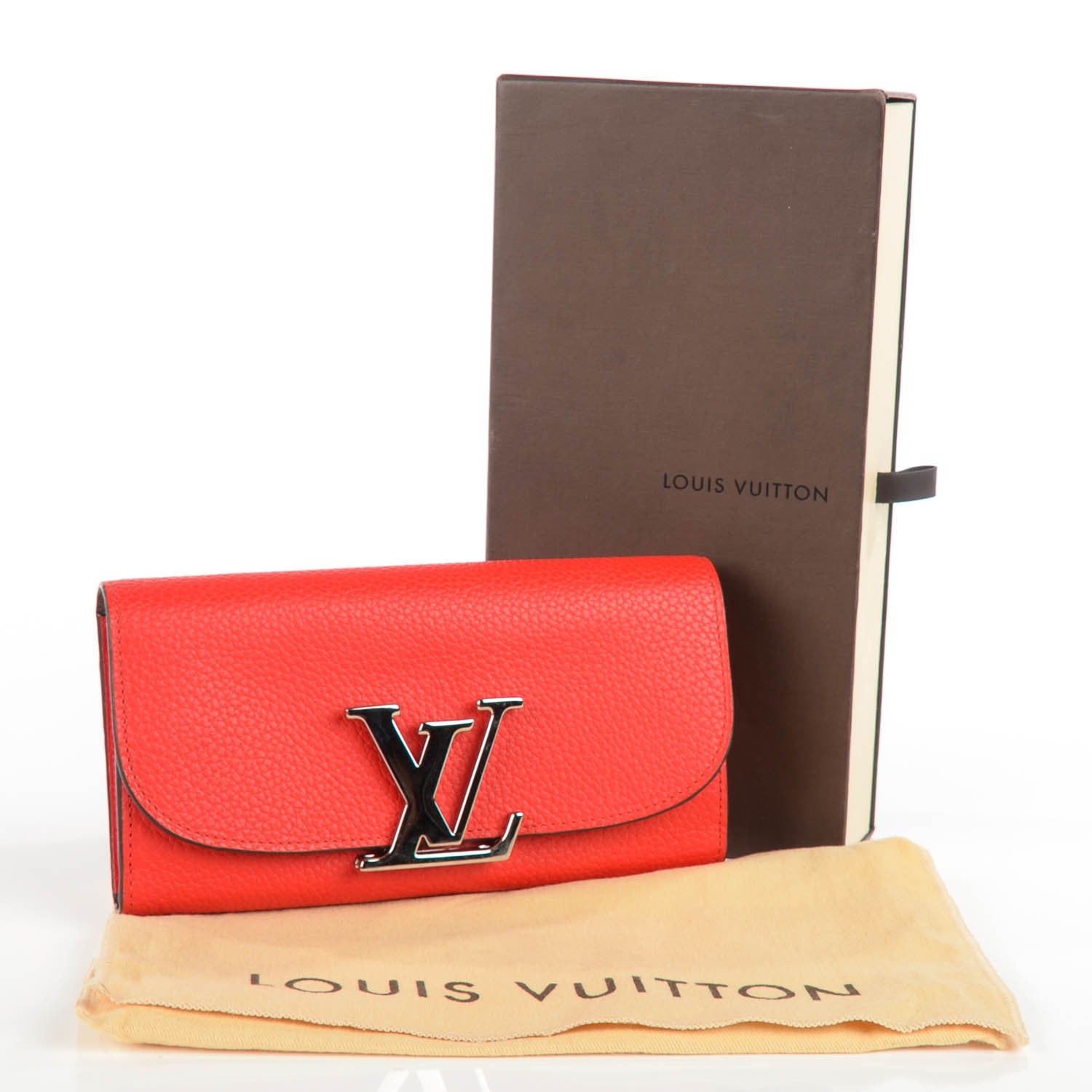 Louis Vuitton Taurillon Vivienne LV Long Wallet Coquelicot 8 of 8