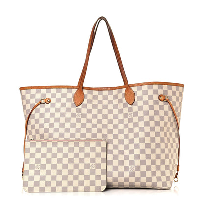 Louis Vuitton Damier Azur Neo Neverfull GM Rose Ballerine 1 of 18