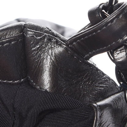 Chanel Metallic Aged Calfskin Quilted Small Chain Me Flap Black 10 of 10
