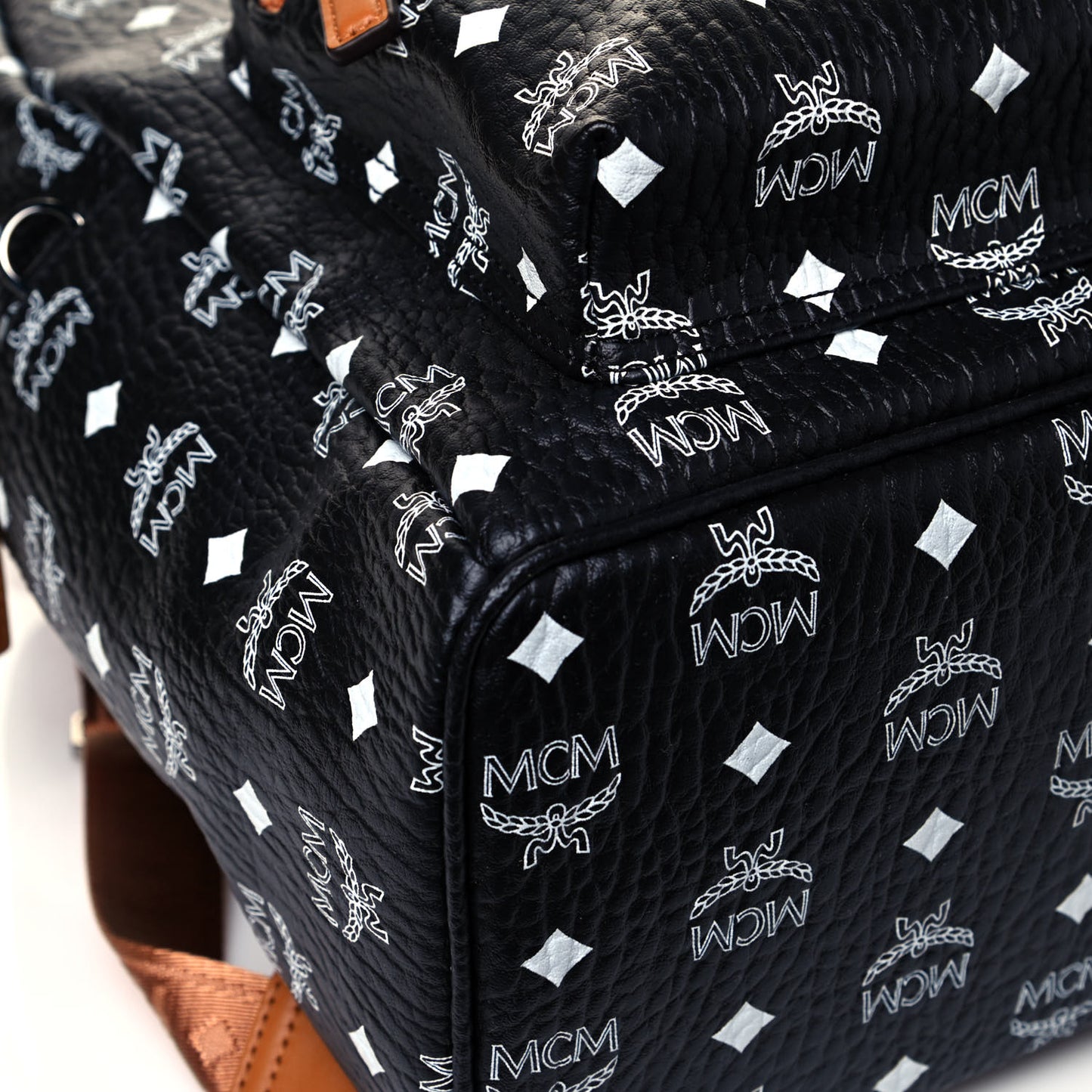 Visetos Medium Stark Backpack Black Cognac