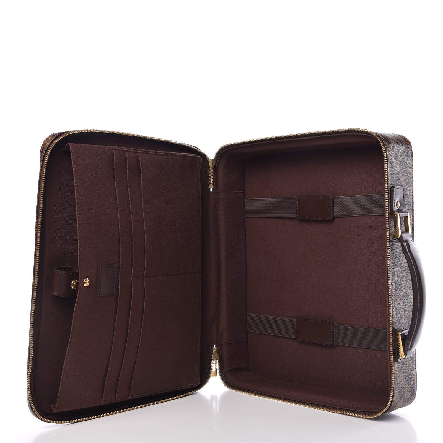 Louis Vuitton Damier Ebene Porte Ordinateur Sabana Computer Case 5 of 10
