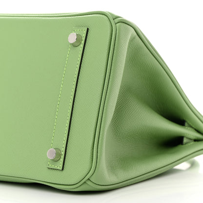 Hermes Epsom Birkin 30 Vert Criquet 10 of 14