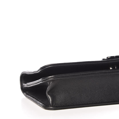 Chanel Caviar Quilted Boy Wallet On Chain WOC So Black 9 of 13