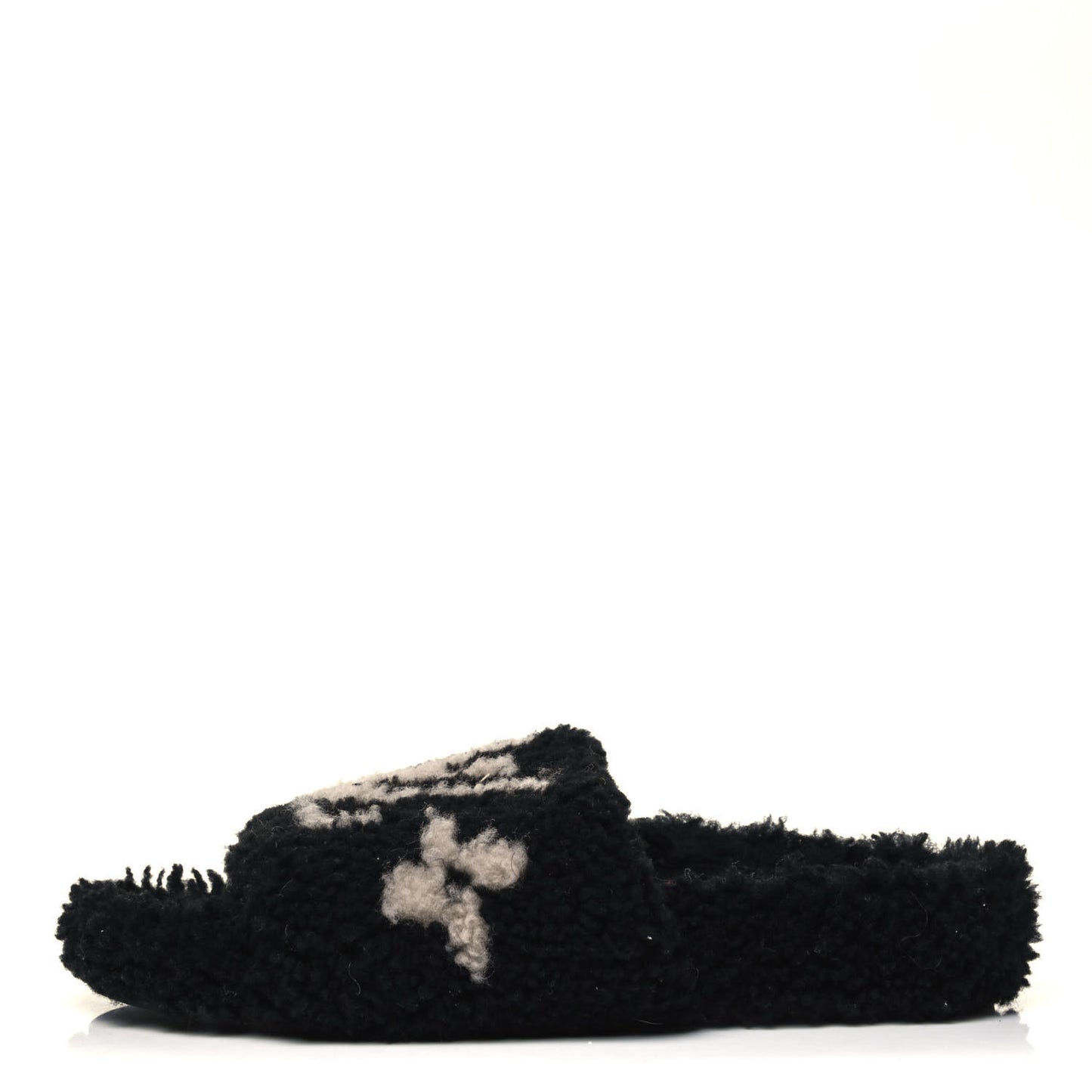 Shearling Paseo Flat Comfort Mule 37 Black
