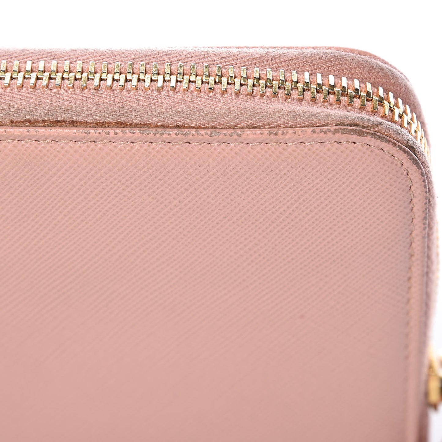 Saffiano Fiocco Bow Zip Around Wallet Orchidea