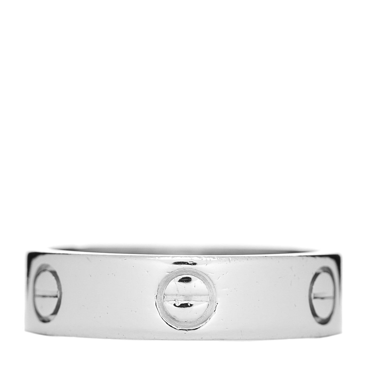 Platinum 5.5mm LOVE Ring 57 8