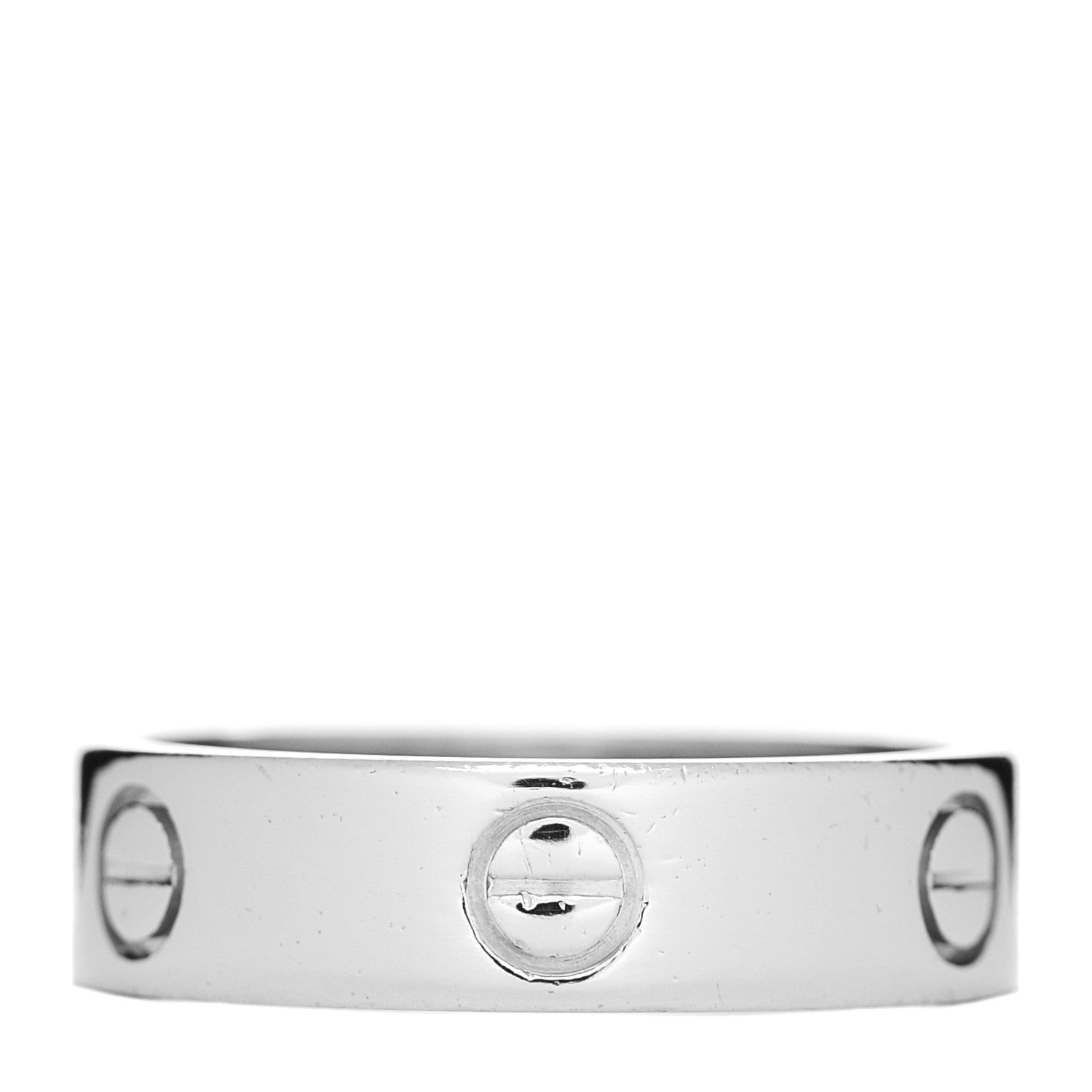 Cartier Platinum 5.5mm LOVE Ring 57 8 3 of 4