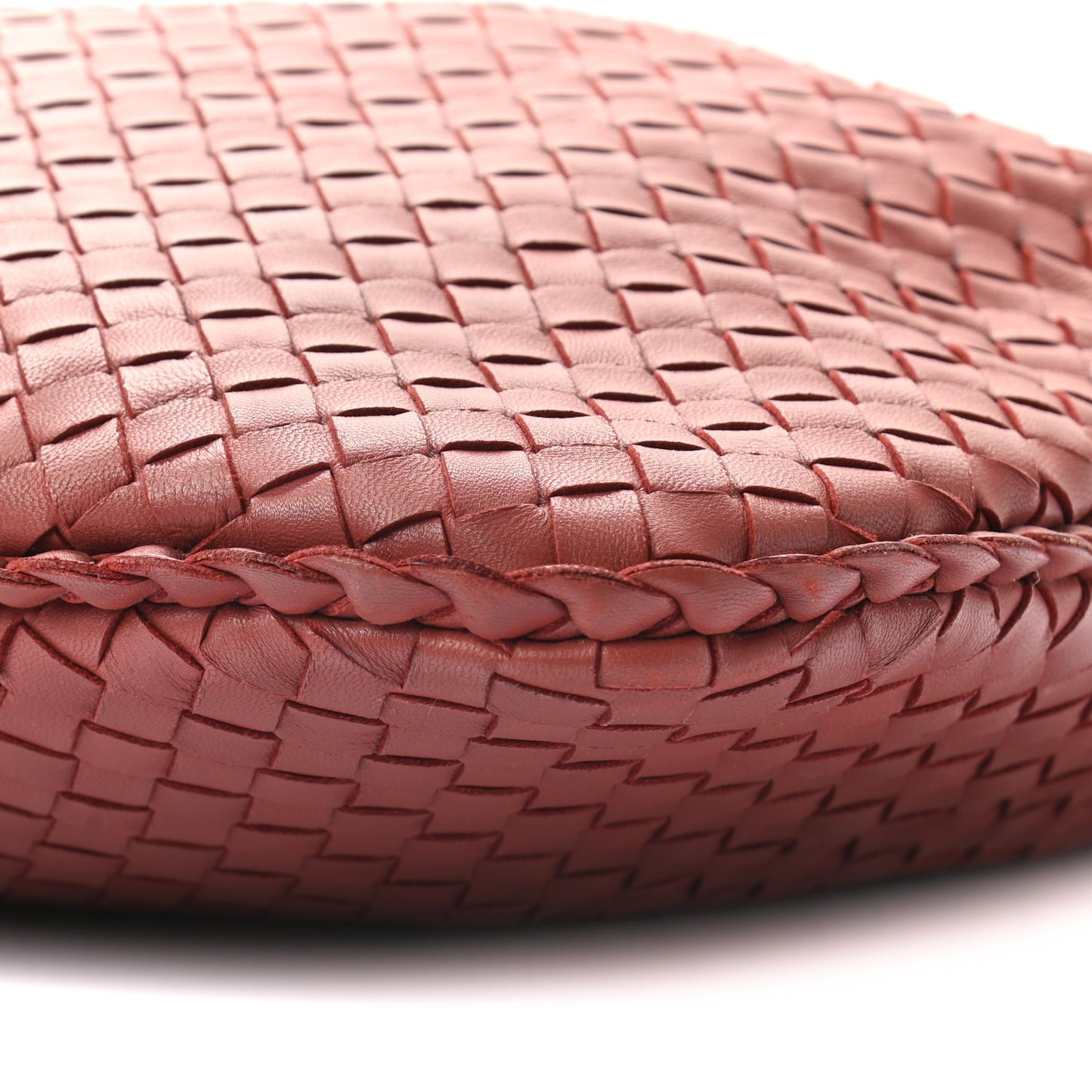 Nappa Intrecciato Large Veneta Hobo Brique