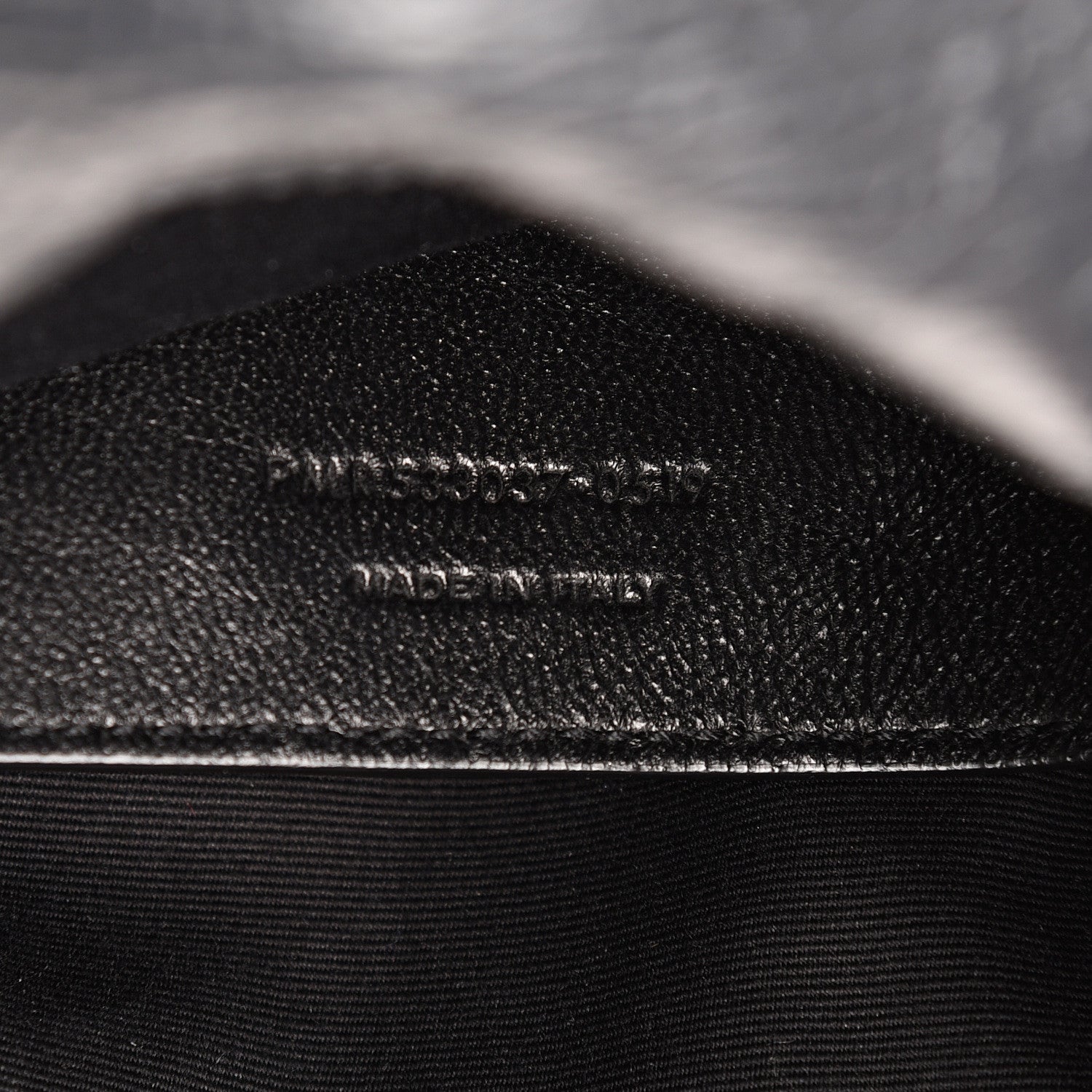 Saint Laurent Crinkled Calfskin Matelasse Monogram Baby Niki Chain Satchel Storm 7 of 11