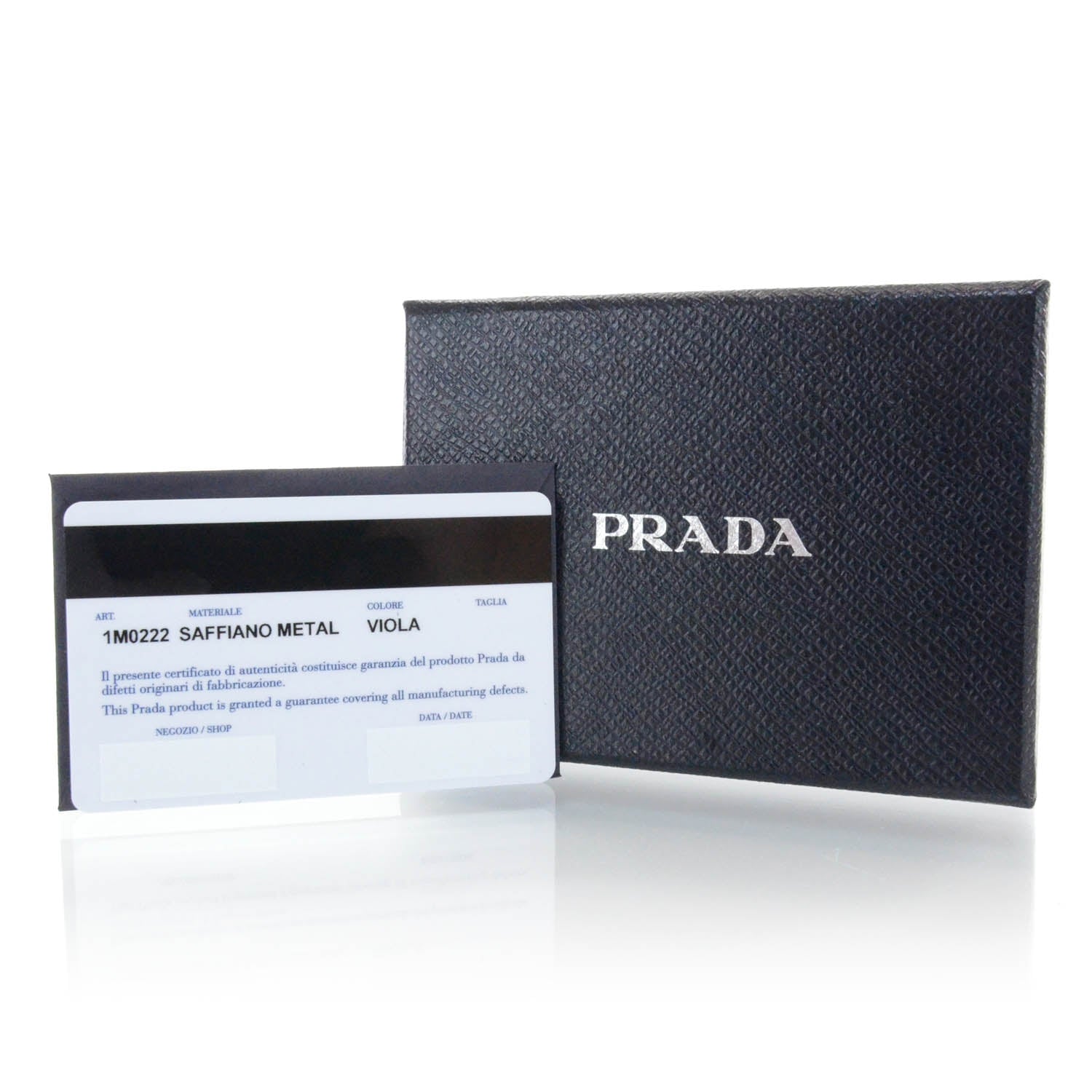 Prada Saffiano Metal 6 Key Holder Viola 6 of 6