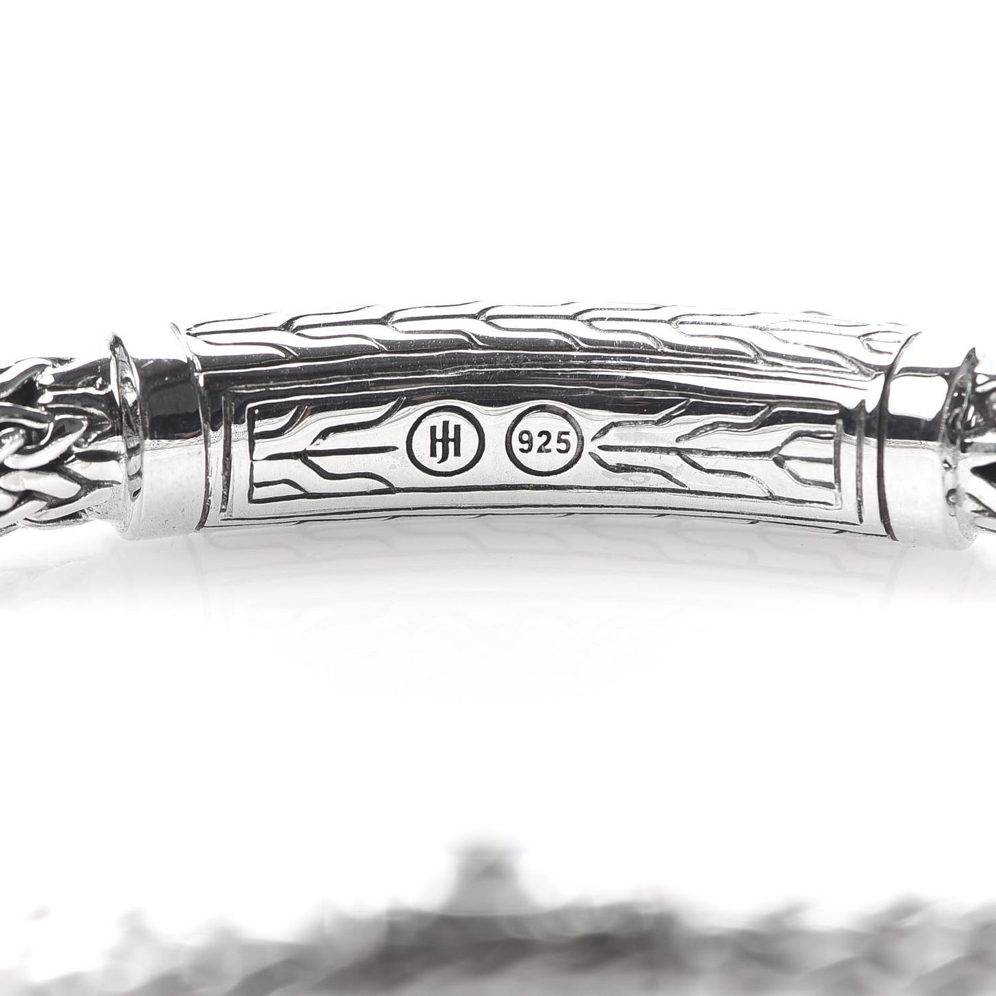 Sterling Silver Blue Topaz 6.5mm Station Classic Chain Bracelet