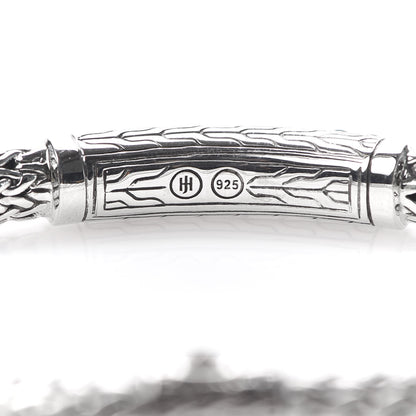 John Hardy Sterling Silver Blue Topaz 6.5mm Station Classic Chain Bracelet 5 of 6