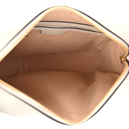 Gucci GG Supreme Monogram Small Horsebit 1955 Shoulder Bag Beige Mystic White 5 of 10