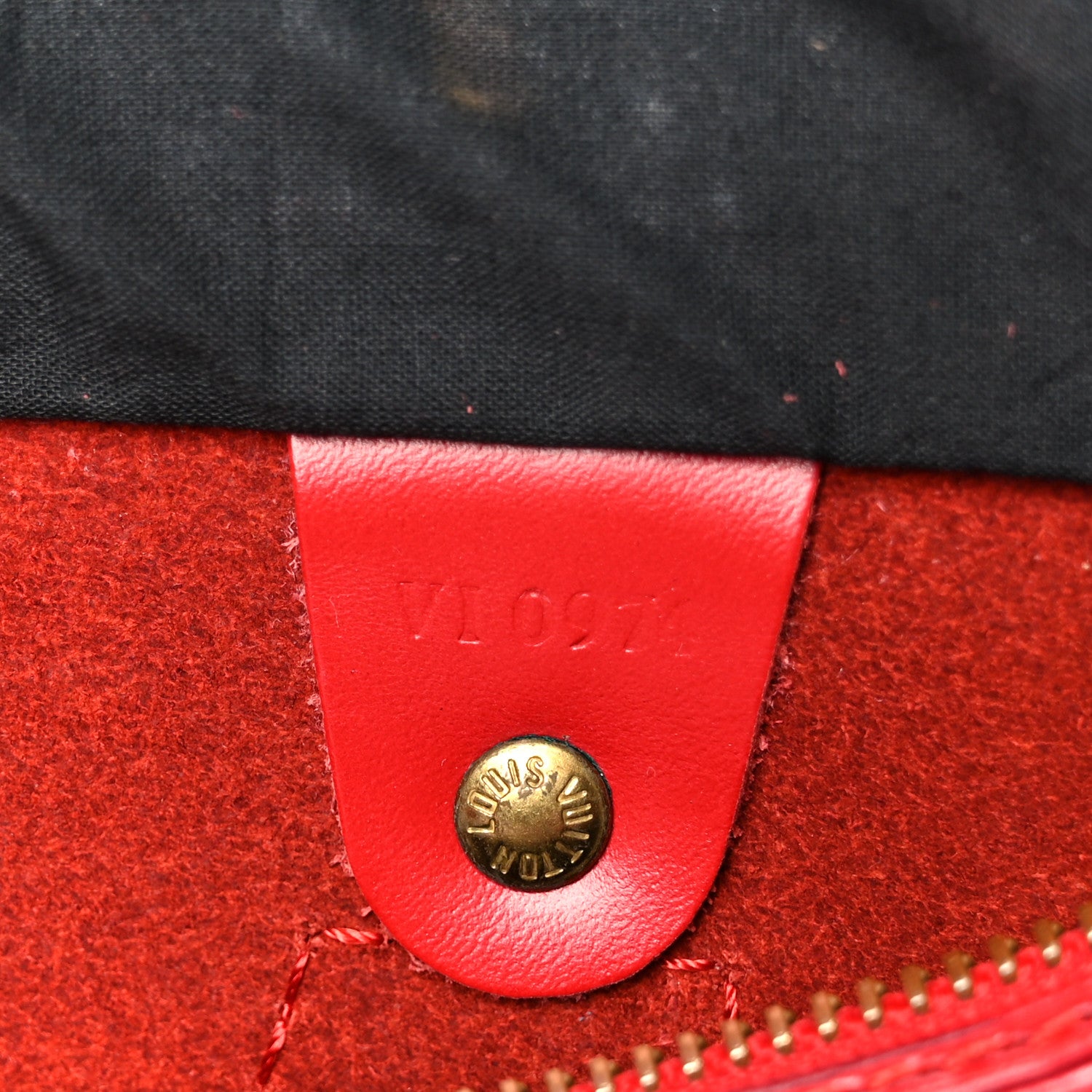 Louis Vuitton Epi Speedy 25 Castillan Red 6 of 11