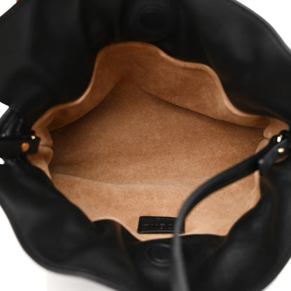 Loewe Calfskin Mini Flamenco Knot Clutch Black 5 of 11