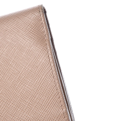 Prada Saffiano Kiss Lock Compact Wallet Cammeo 13 of 13