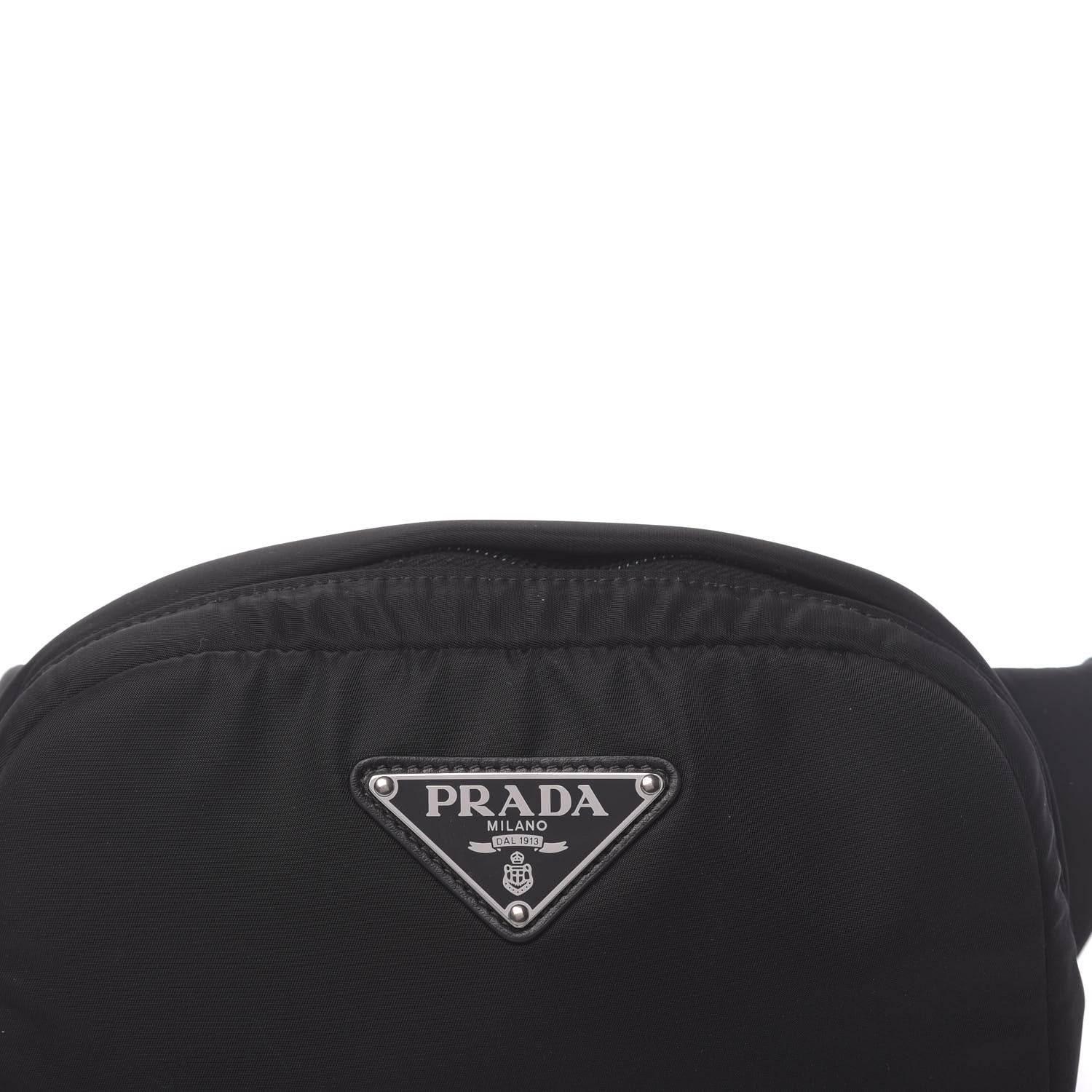 Prada Tessuto Nylon Belt Bag Black 7 of 9