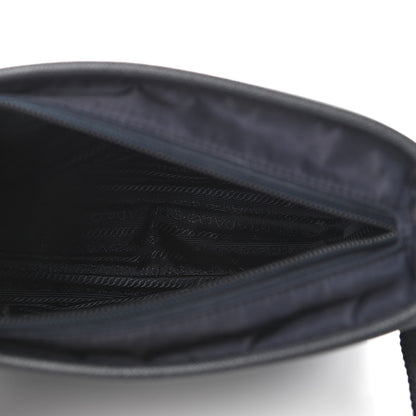 Prada Tessuto Nylon Saffiano Messenger Bag Baltico 7 of 16