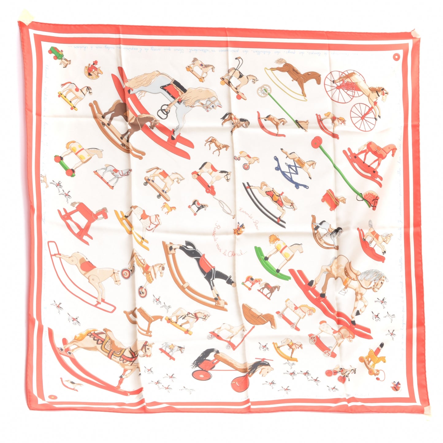 Silk Raconte Moi le Cheval Scarf 90