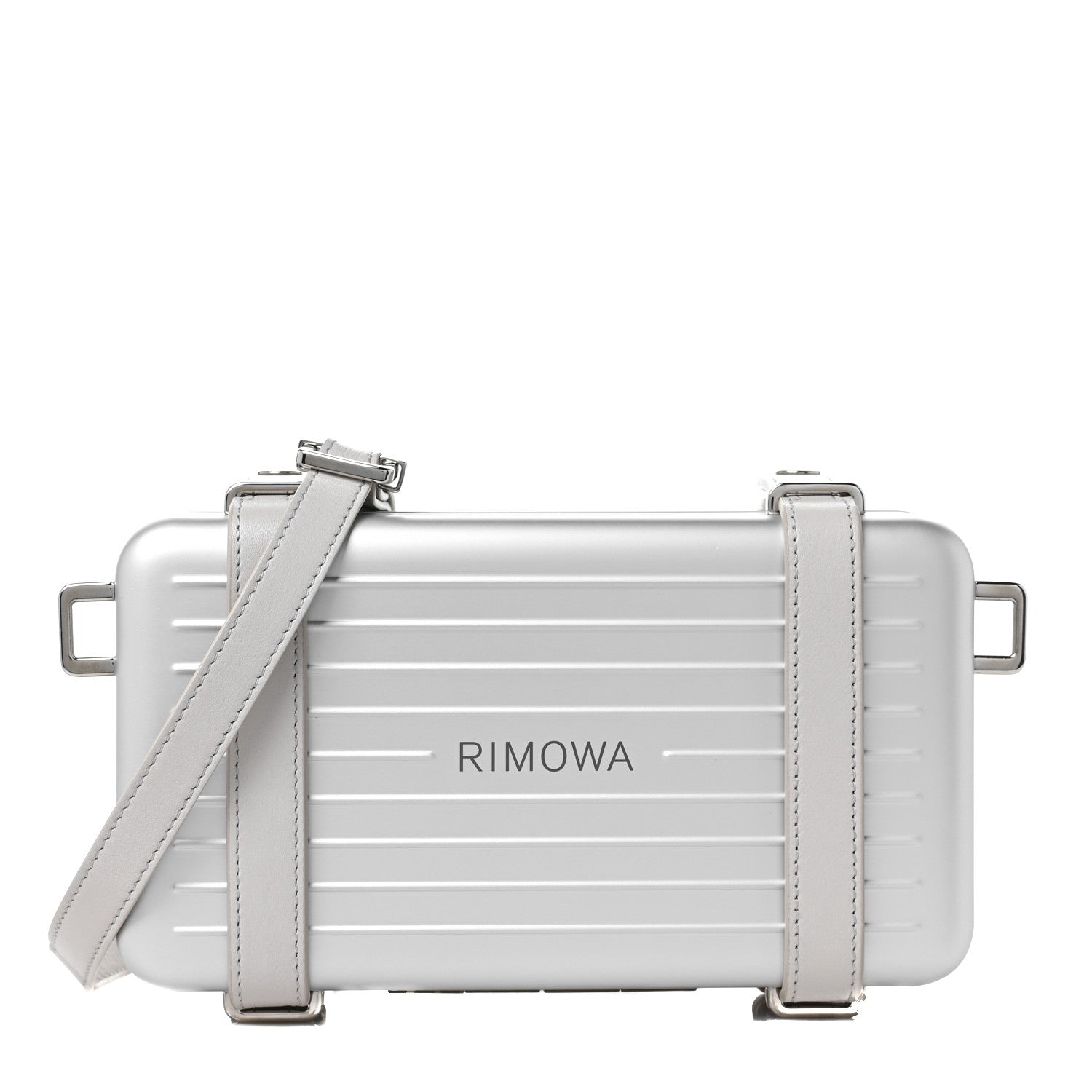Christian Dior X RIMOWA Aluminum Personal Clutch On Strap Silver 1 of 13