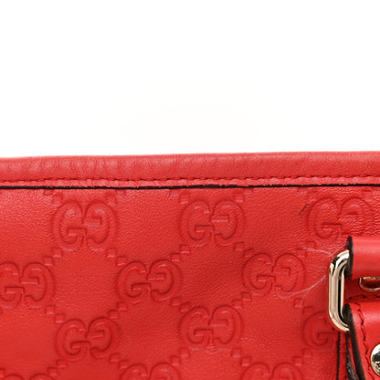 Gucci Guccissima Vitello Tender Large Joy Tote Sporting Red 14 of 18